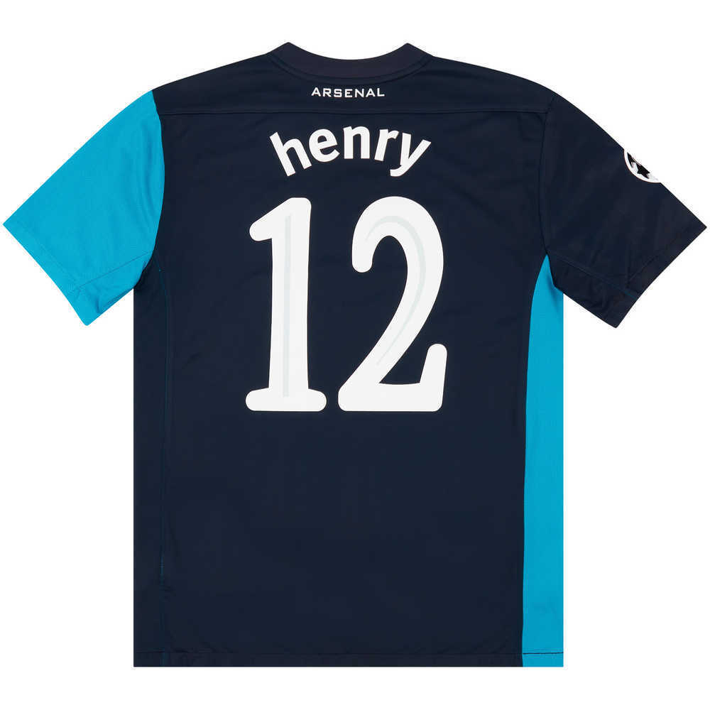 2011-12 Arsenal CL Away Shirt Henry #12 (Very Good) M
