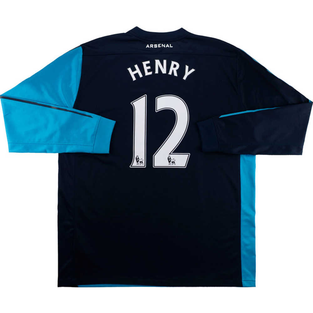 2011-12 Arsenal Away L/S Shirt Henry #12 (Excellent) XL