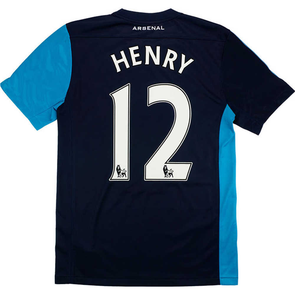 2011-12 Arsenal Away Shirt Henry #12 (Excellent) M