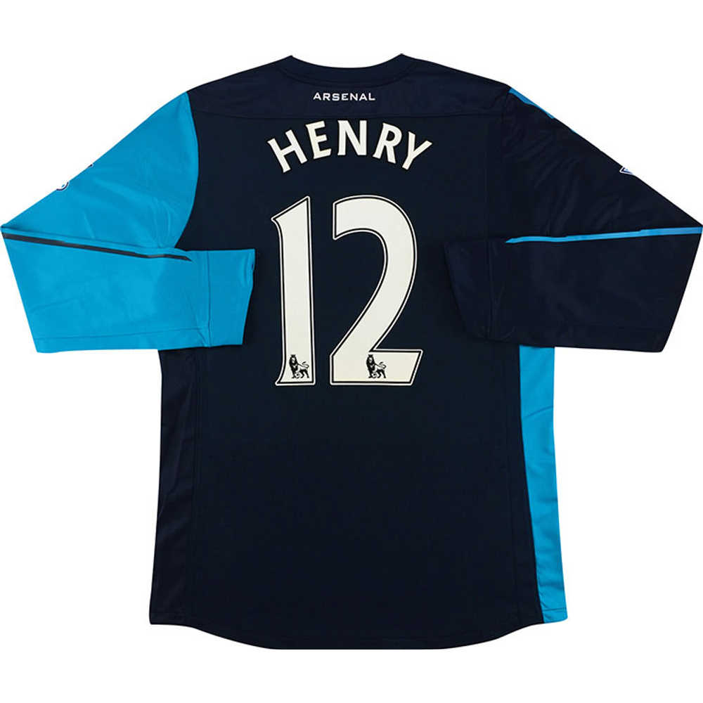 2011-12 Arsenal Player Issue Away L/S Shirt Henry #12 *w/Tags* XL