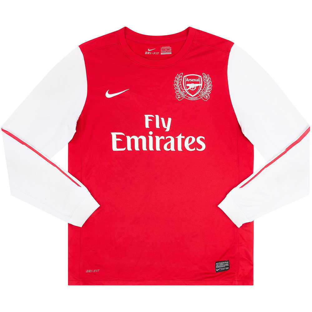 2011-12 Arsenal Home L/S Shirt (Excellent) XL.Boys	