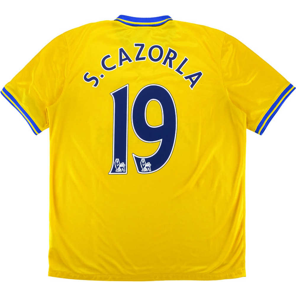 2013-14 Arsenal Away Shirt S.Cazorla #19 (Excellent) M