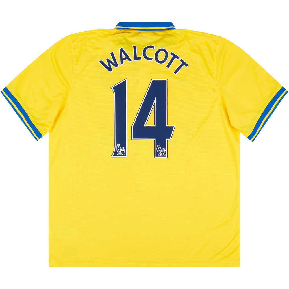2013-14 Arsenal Away Shirt Walcott #14 (Excellent) XXL