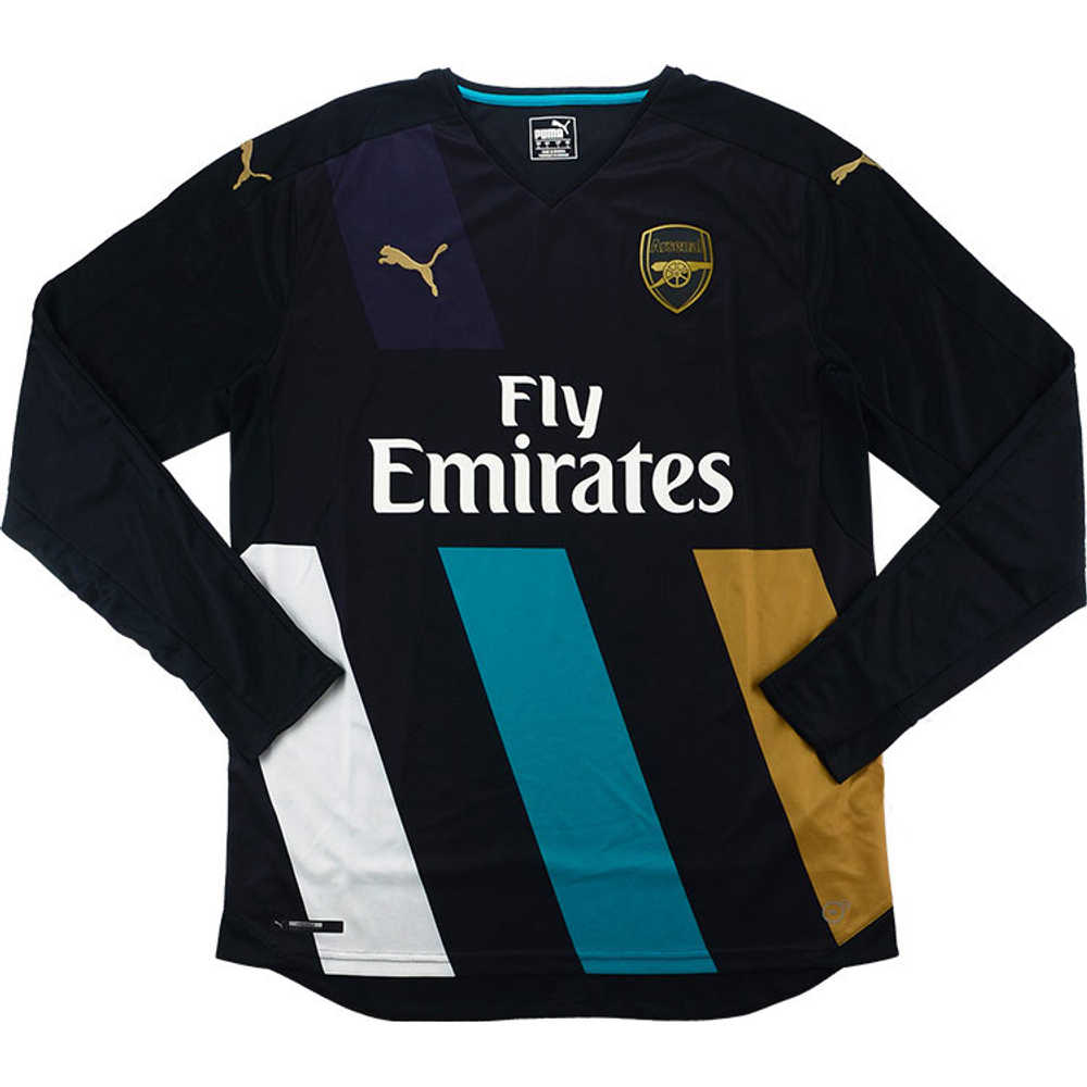 2015-16 Arsenal Third L/S Shirt (Excellent) XL