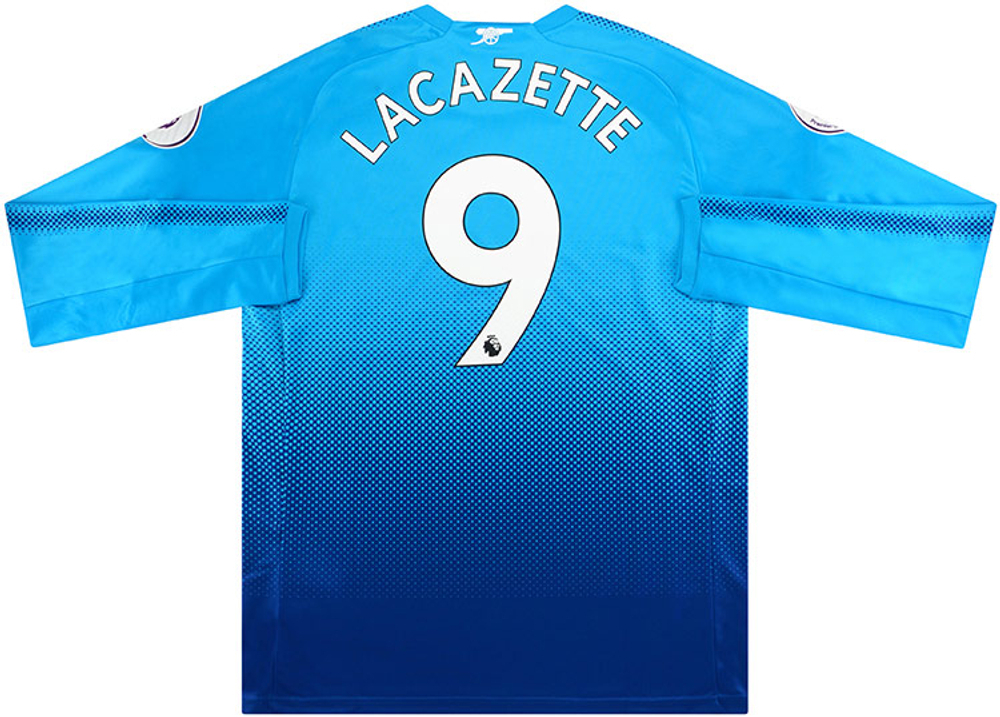 2017-18 Arsenal Player Issue Away L/S Shirt Lacazette #9 (PRO Fit) *w/Tags* S-Arsenal Player Issue New Clearance Current Stars Premium Clearance