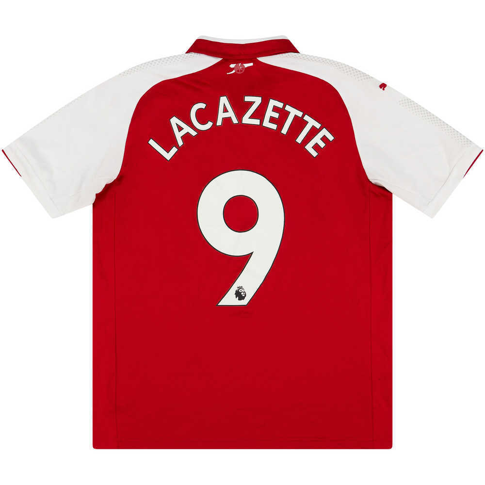 2017-18 Arsenal Home Shirt Lacazette #9 (Excellent) XXL