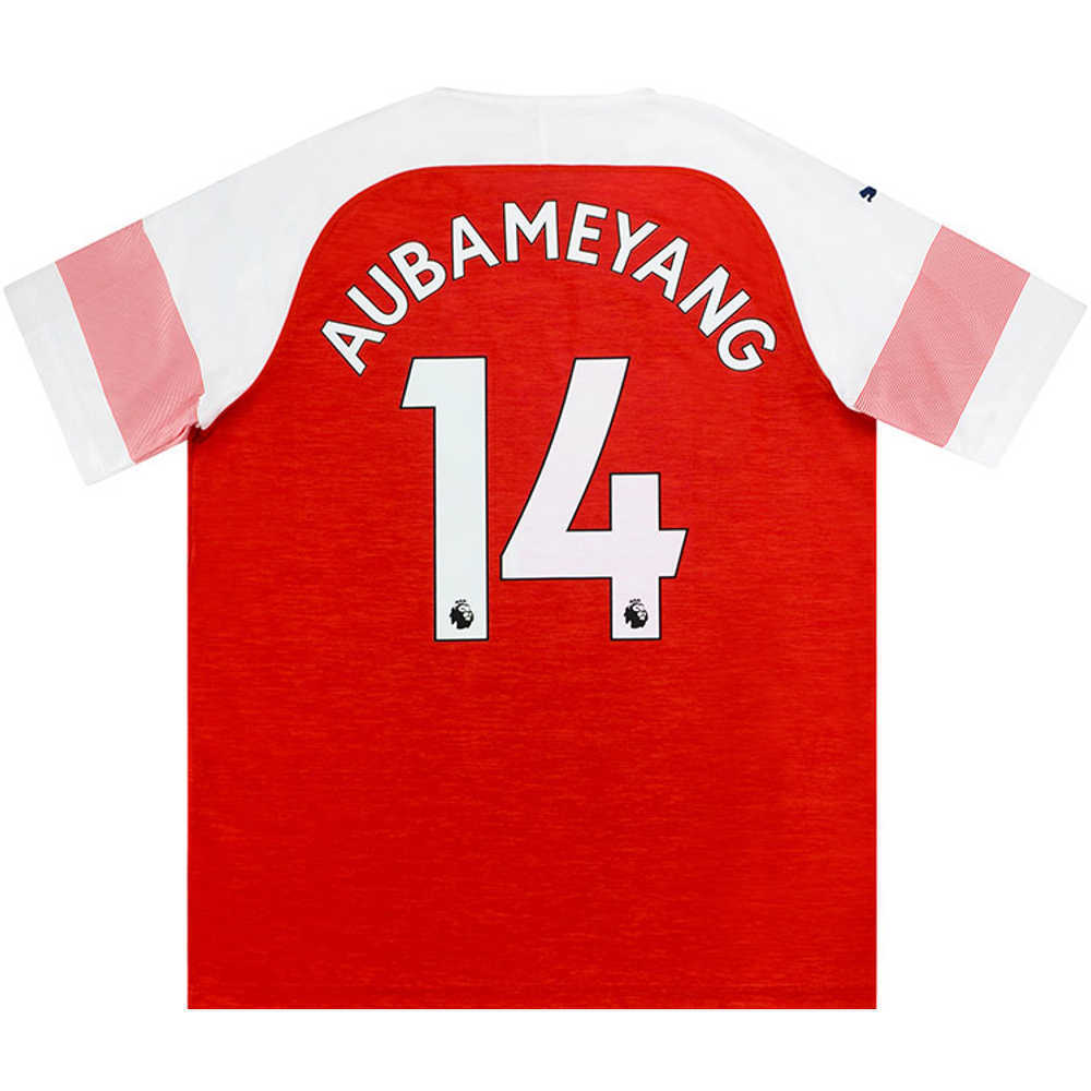 2018-19 Arsenal Home Shirt Aubameyang #14 (Excellent) S