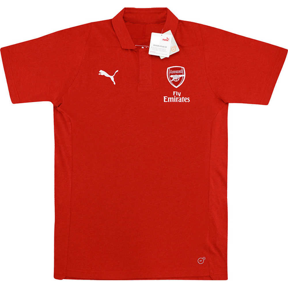 2018-19 Arsenal Puma Casuals Performance Polo T-Shirt *w/Tags*