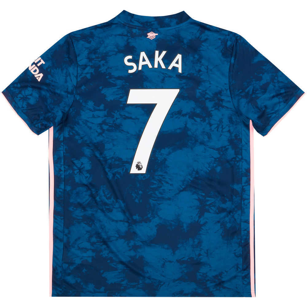 2020-21 Arsenal Third Shirt Saka #7 *w/Tags*