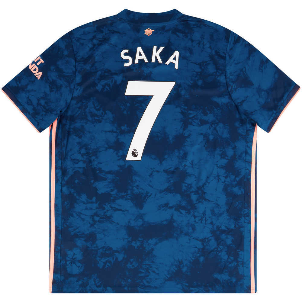 2020-21 Arsenal Third Shirt Saka #7 (Excellent) M