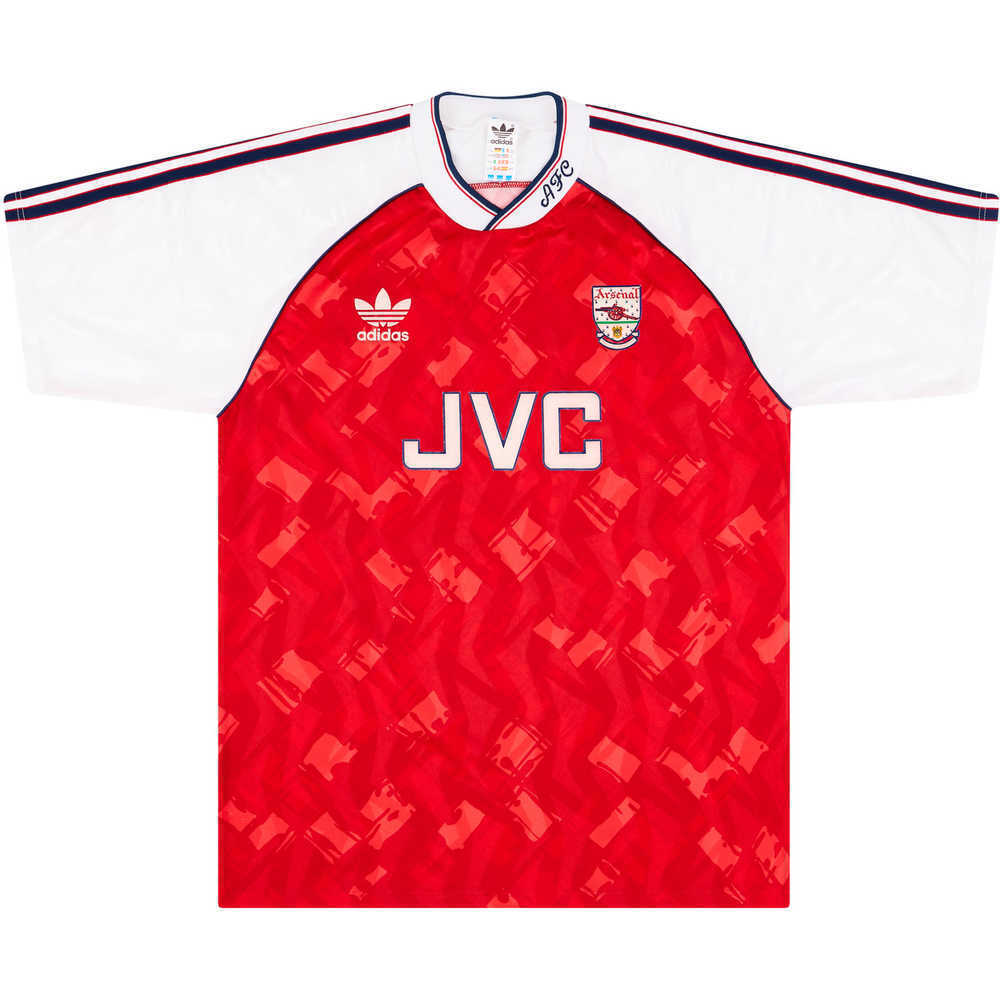 1990-92 Arsenal Home Shirt (Excellent) L/XL
