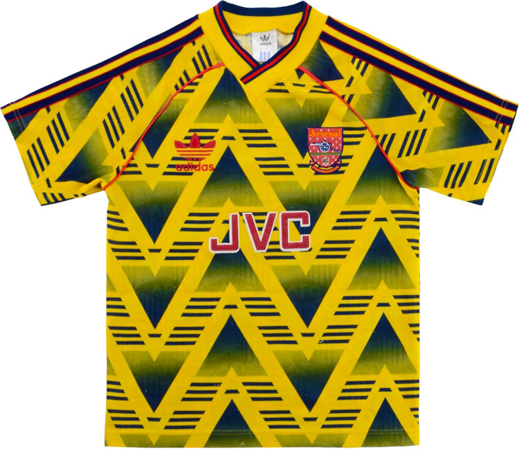 arsenal 1991 away shirt replica