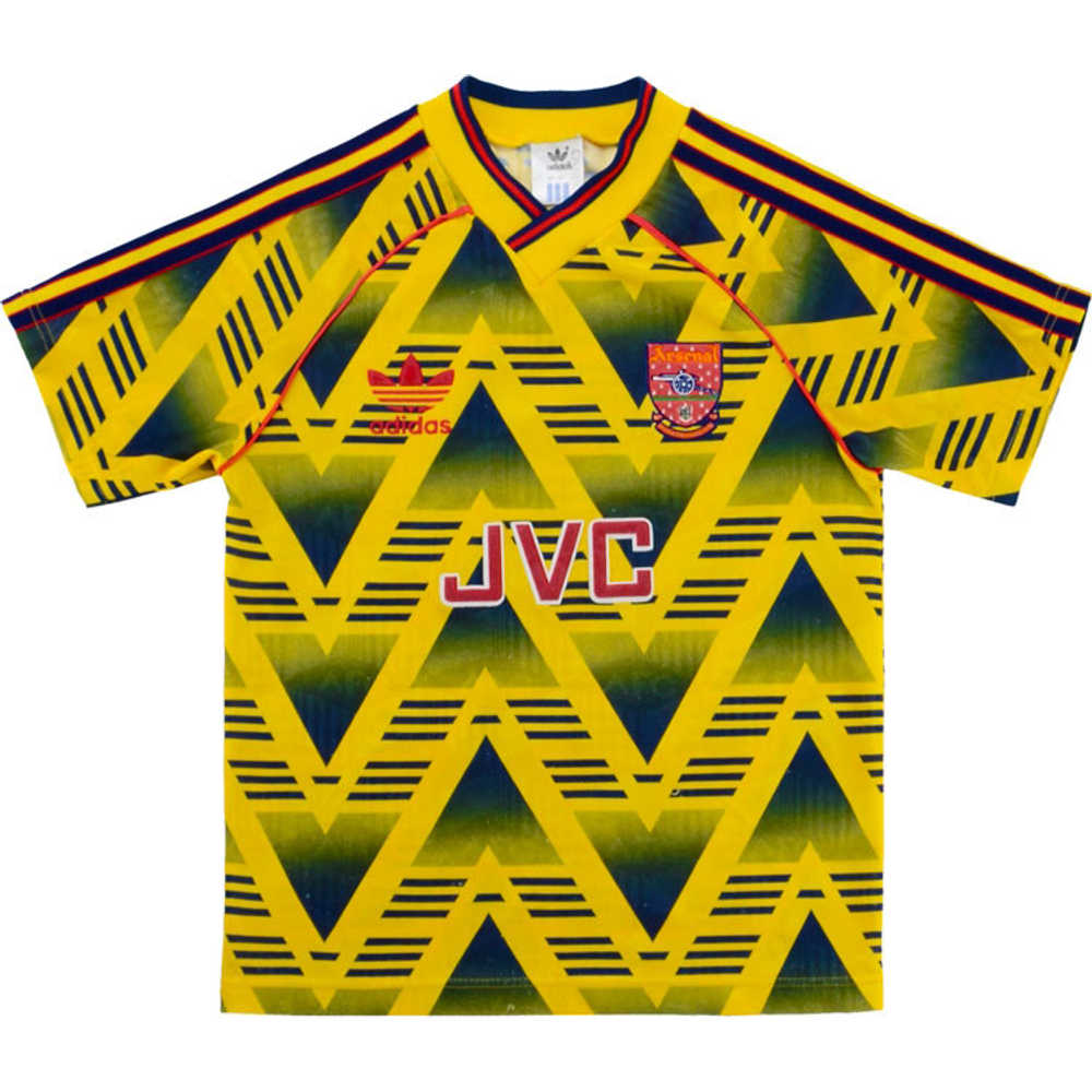 1991-93 Arsenal Away Shirt (Excellent) S