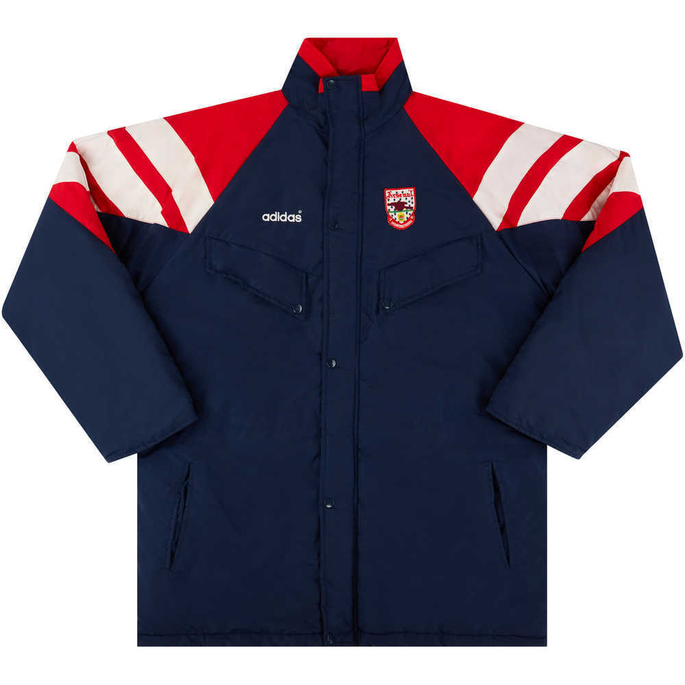 1992-94 Arsenal Adidas Padded Jacket (Excellent) L/XL