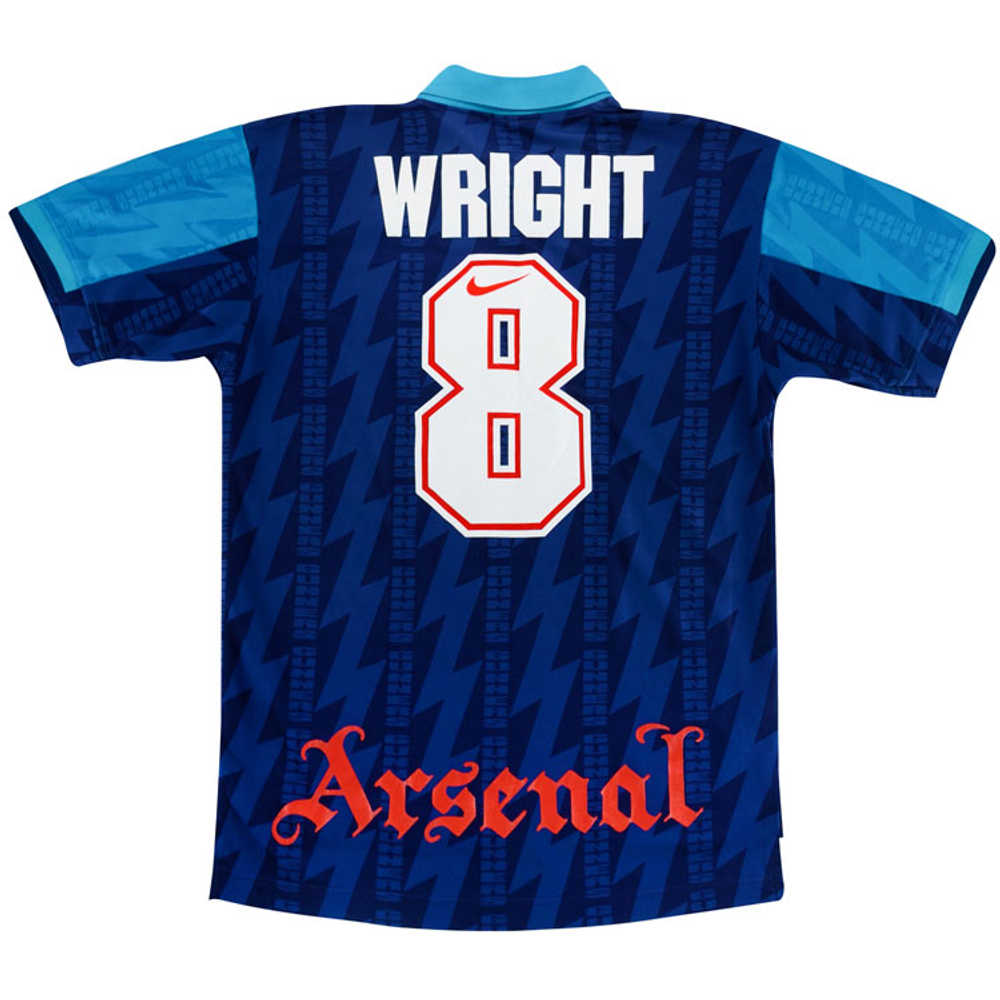 1994-95 Arsenal Away Shirt Wright #8 (Excellent) XXL
