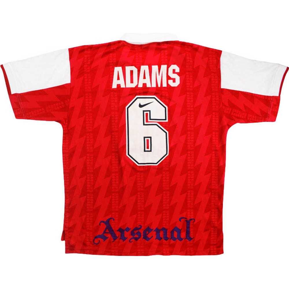 1994-96 Arsenal Home Shirt Adams #6 (Excellent) XL