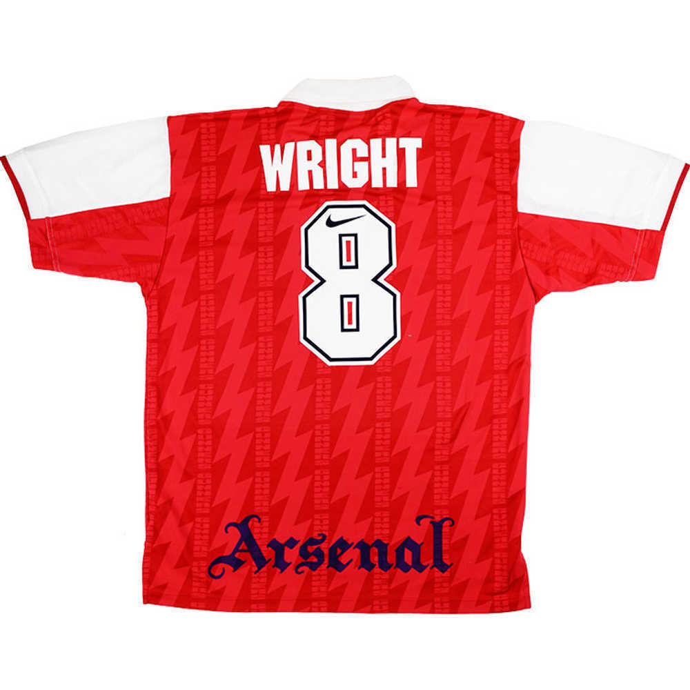 1994-96 Arsenal Home Shirt Wright #8 (Very Good) M