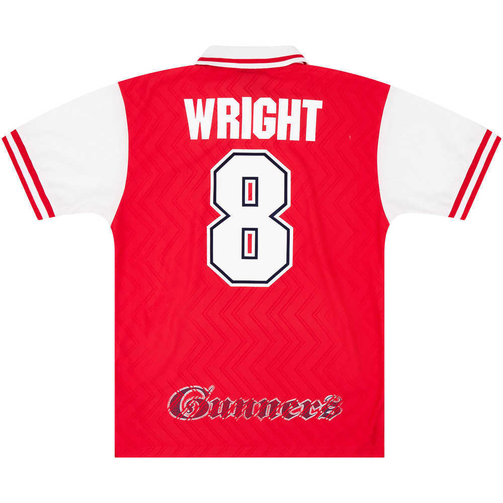 1996-98 Arsenal Home Shirt Wright #8 (Very Good) L