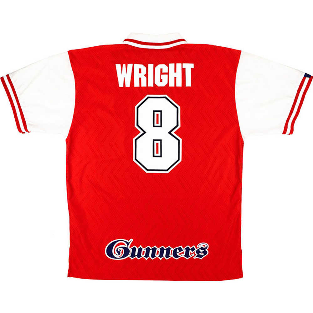 1996-98 Arsenal Home Shirt Wright #8 (Very Good) S