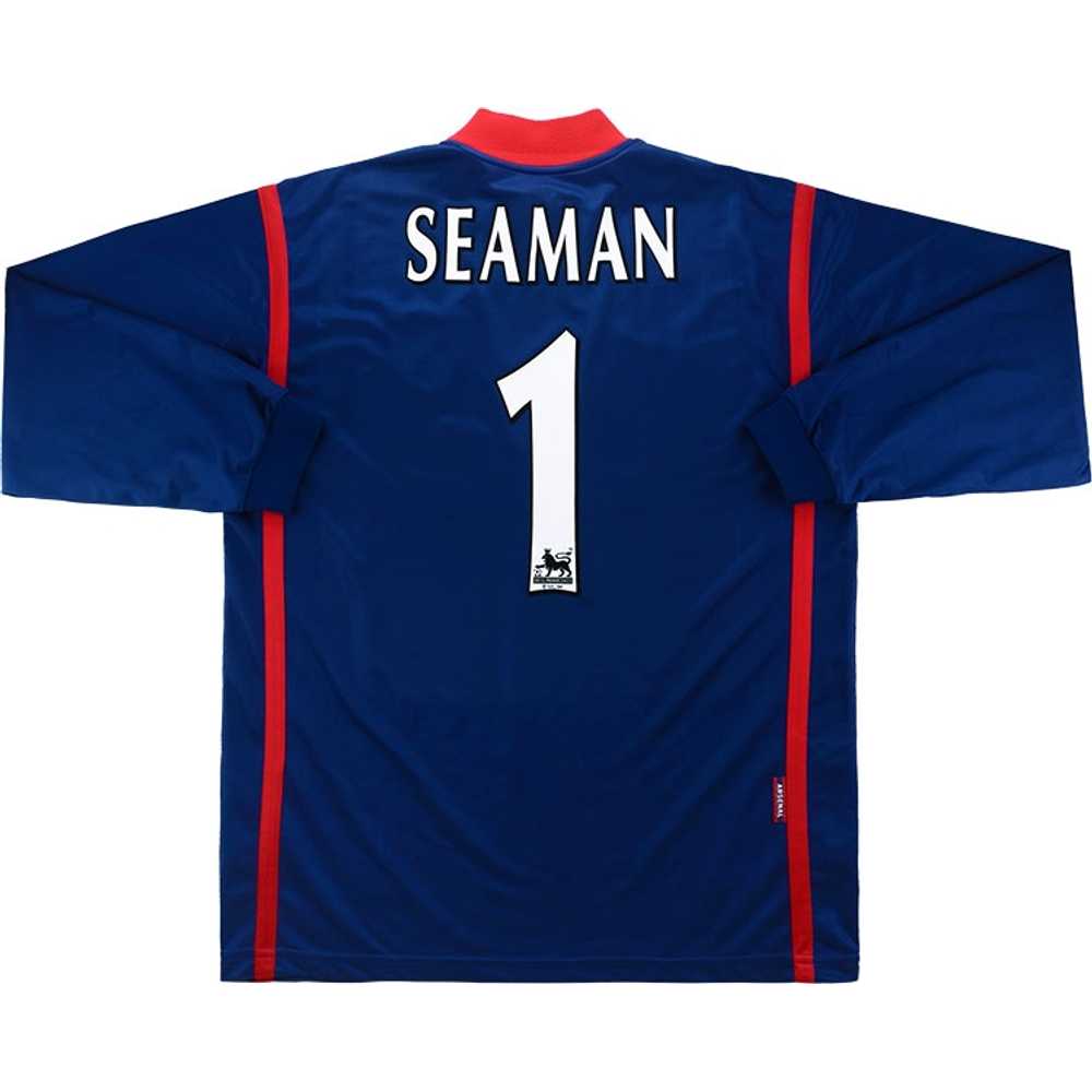 1998-99 Arsenal GK Shirt Seaman #1 (Excellent) M