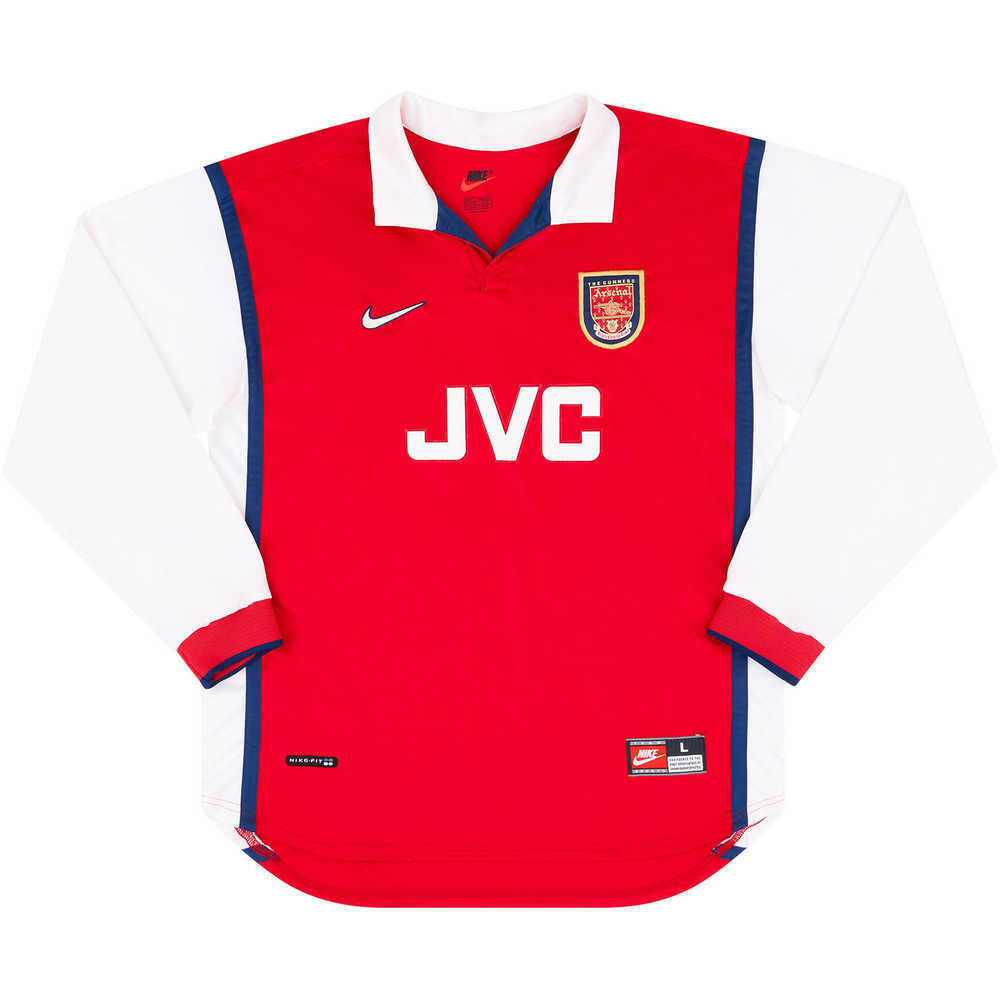 1998-99 Arsenal Home L/S Shirt (Excellent) L