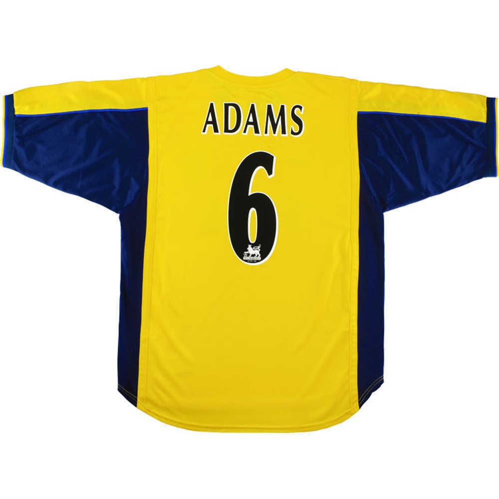 1999-01 Arsenal Away Shirt Adams #6 (Excellent) XL