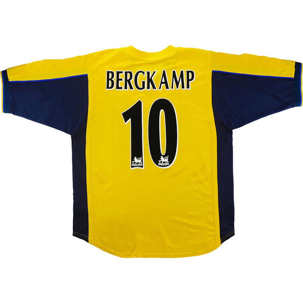 1999-01 Arsenal Away Shirt Bergkamp #10 (Excellent) XXL
