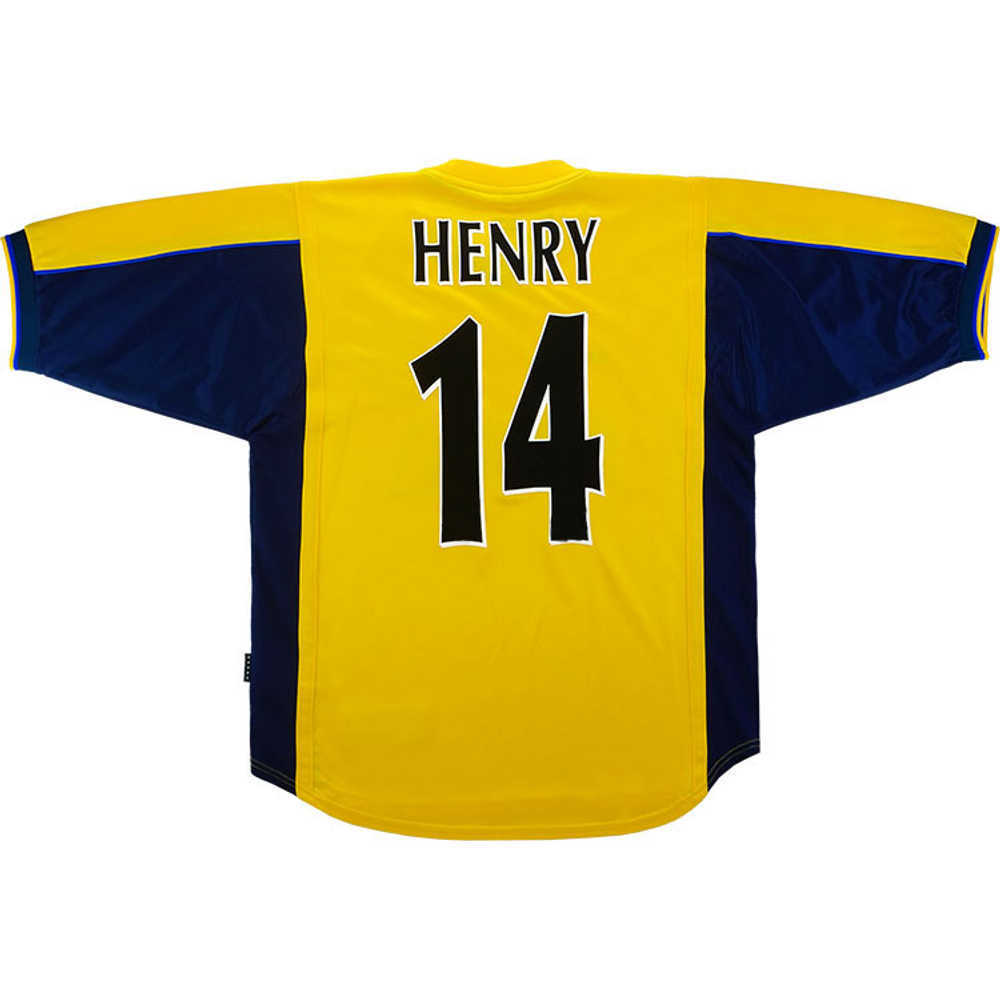 1999-01 Arsenal Away Shirt Henry #14 (Excellent) M