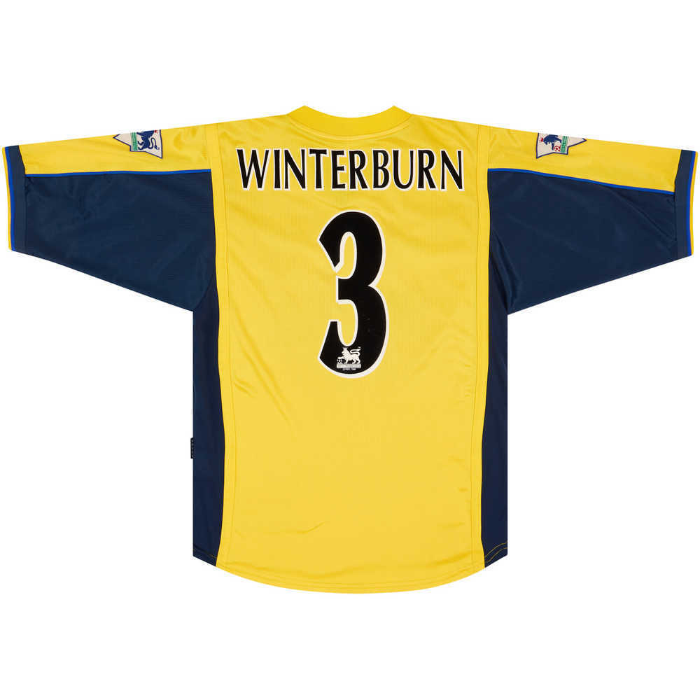 1999-01 Arsenal Away Shirt Winterburn #3 (Excellent) M