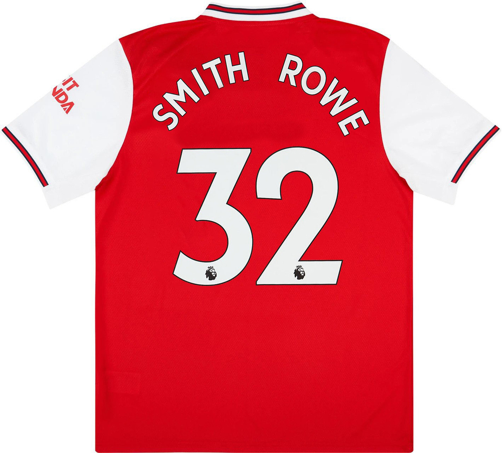 2019-20 Arsenal Home Shirt Smith Rowe #32 (Excellent) S-Specials Arsenal Names & Numbers