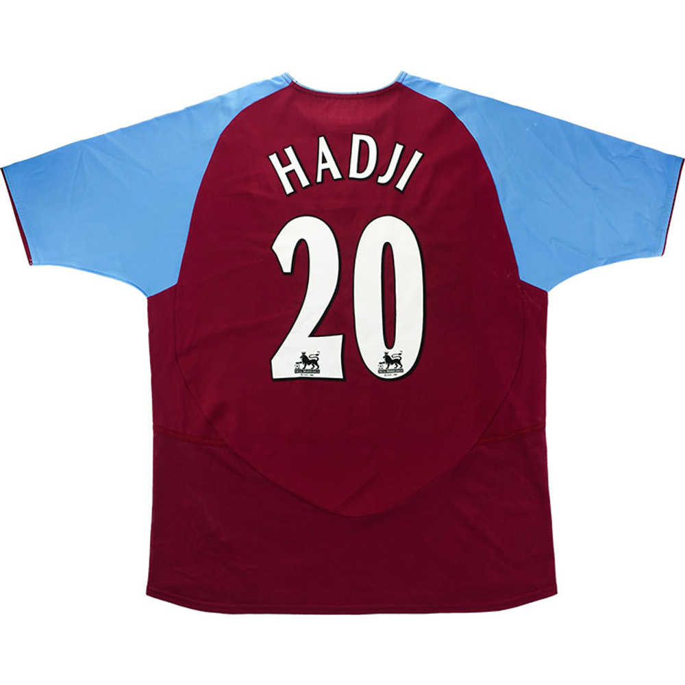 2003-04 Aston Villa Home Shirt Hadji #20 (Excellent) XL