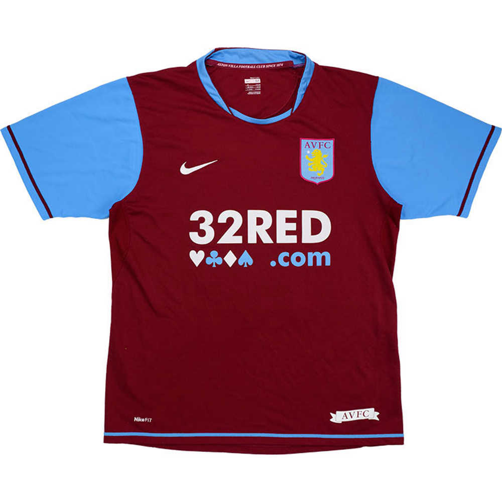 2007-08 Aston Villa Home Shirt (Excellent) M
