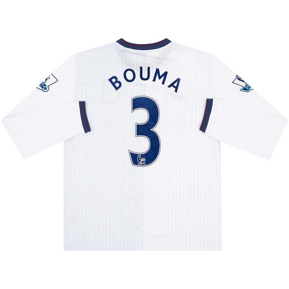 2009-10 Aston Villa Match Issue Away L/S Shirt Bouma #3