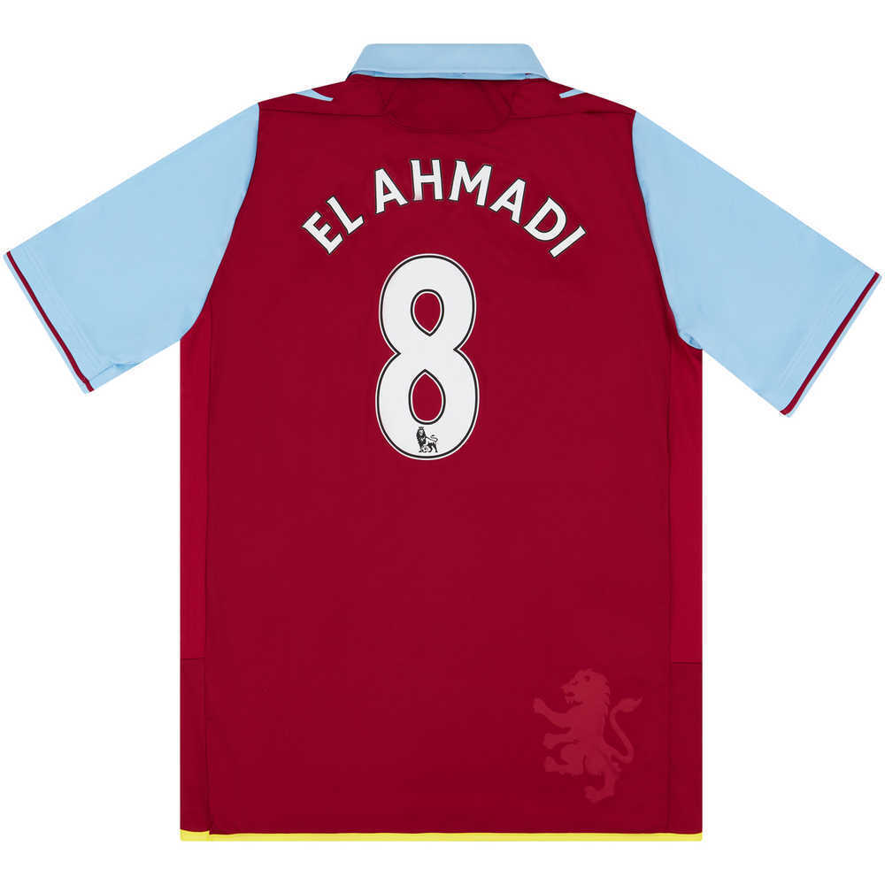 2012-13 Aston Villa Home Shirt El Ahmadi #8 (Very Good) XXL