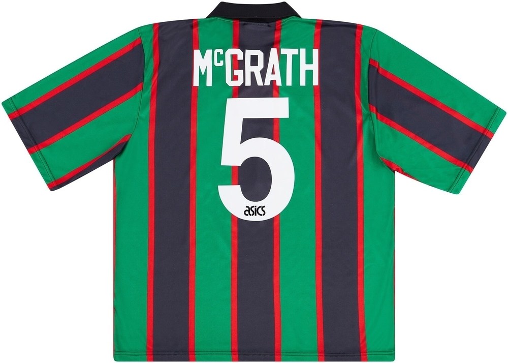1993-95 Aston Villa 'Coca-Cola Cup Final Winners' Away Shirt McGrath #5 (Excellent) XL-Aston Villa Names & Numbers Cult Heroes Hall of Fame New Products