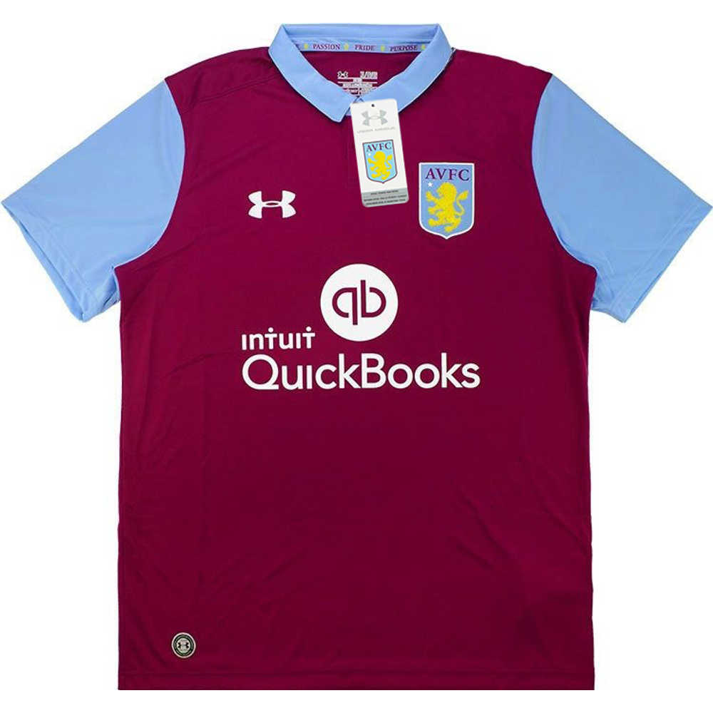2016-17 Aston Villa Home Shirt *w/Tags* S