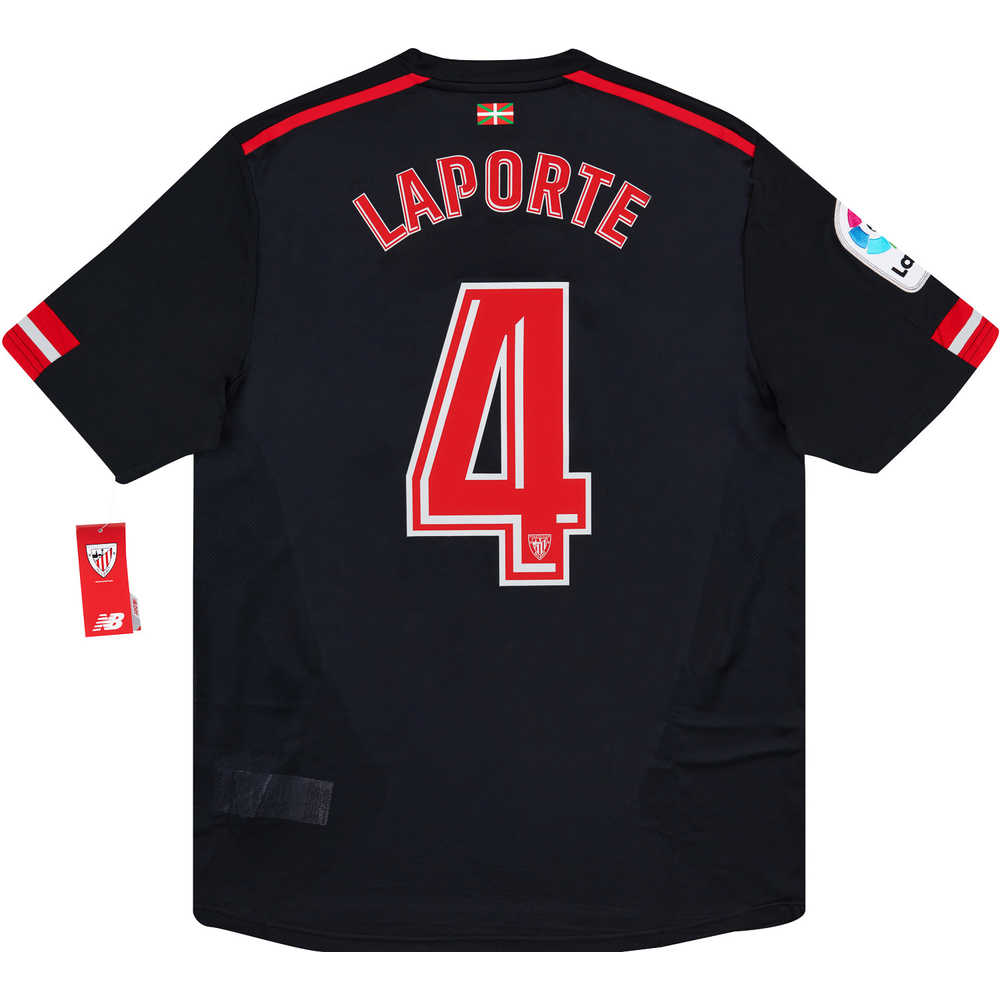 2017-18 Athletic Bilbao Away Shirt Laporte #4 *w/Tags*