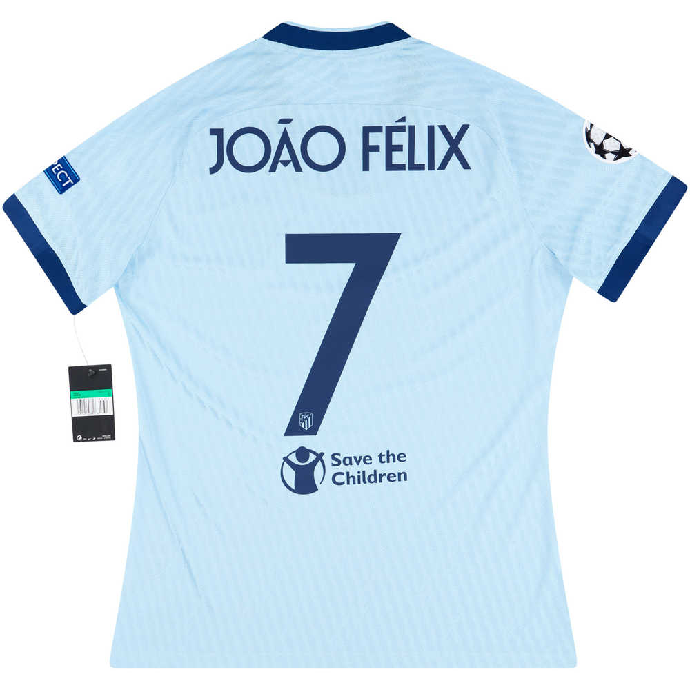 2019-20 Atletico Madrid Player Issue Vaporknit European Third Shirt João Félix #7 *w/Tags* S