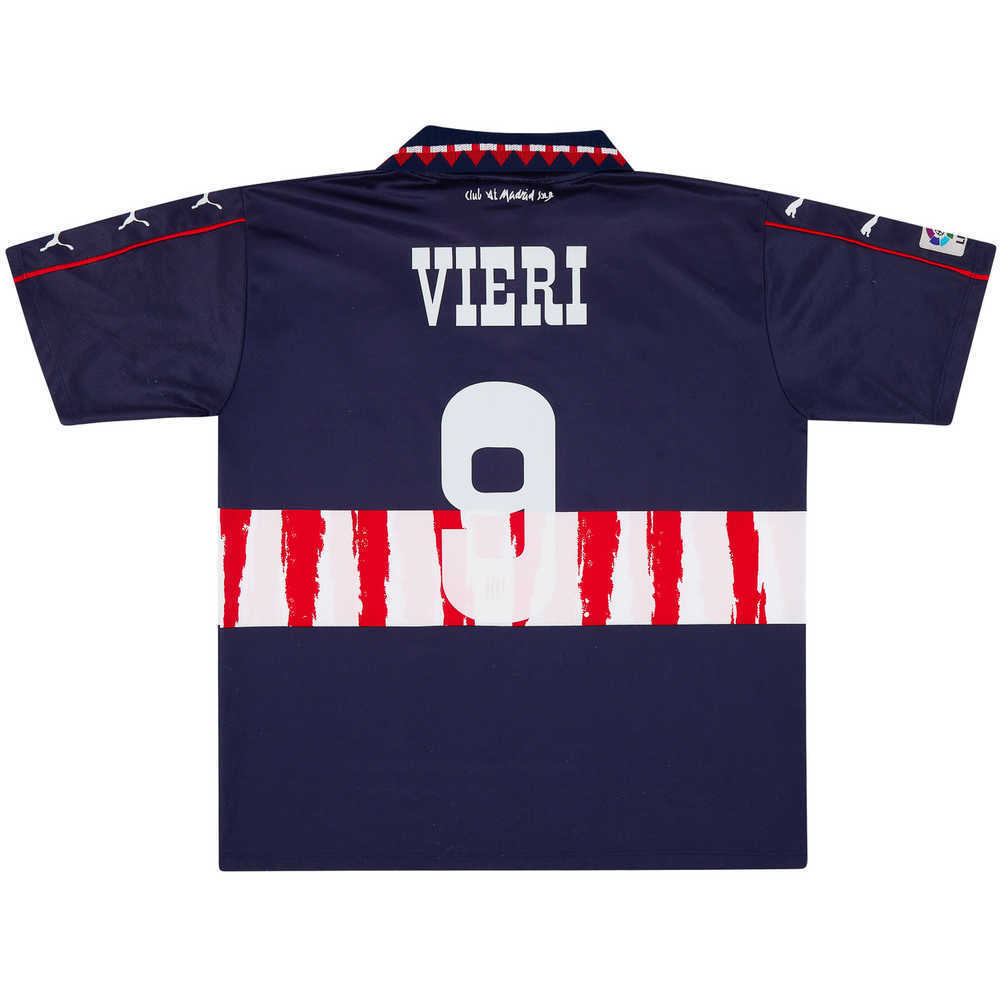 1997-98 Atletico Madrid Away Shirt Vieri #9 (Excellent) L