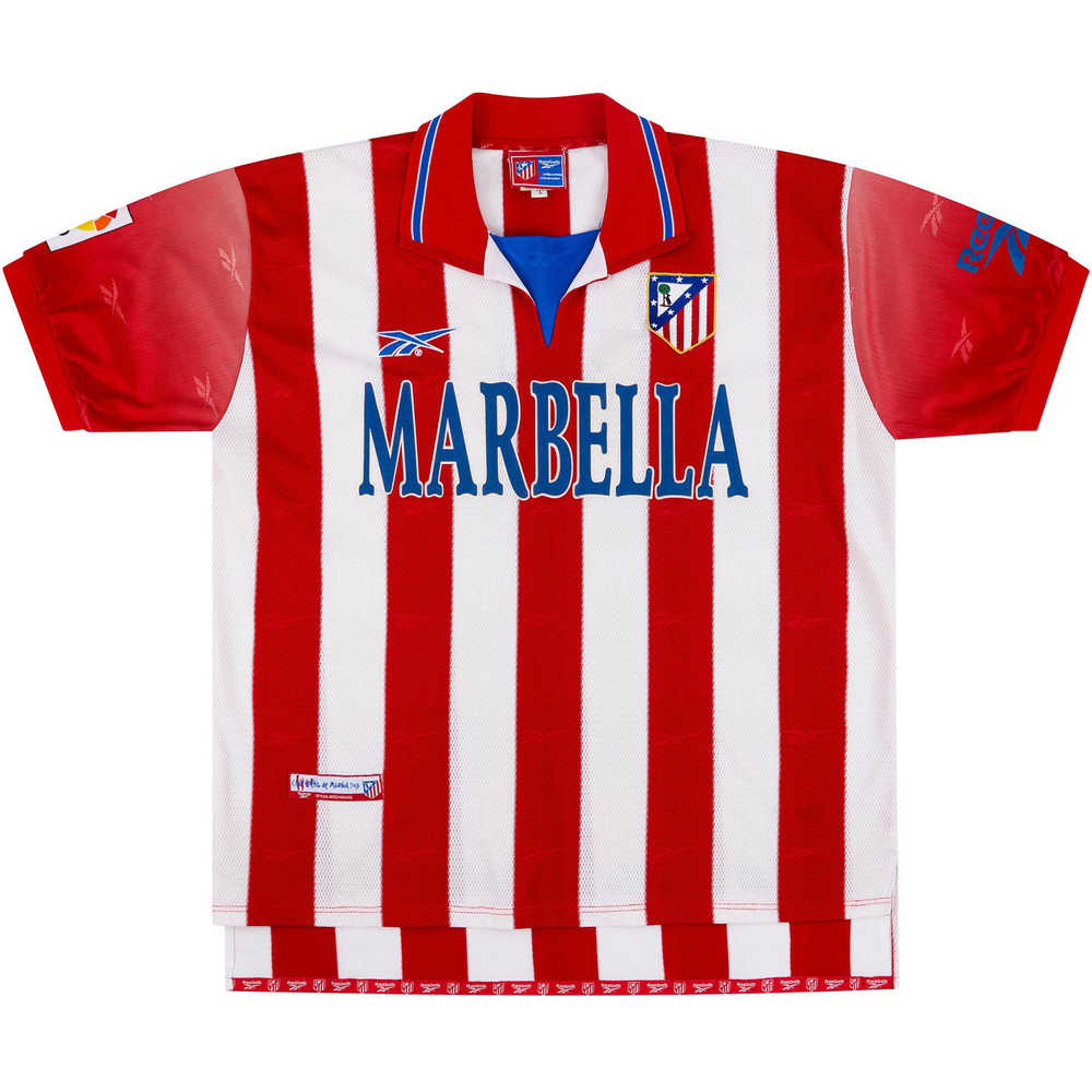 1998-99 Atletico Madrid Home Shirt (Excellent) M