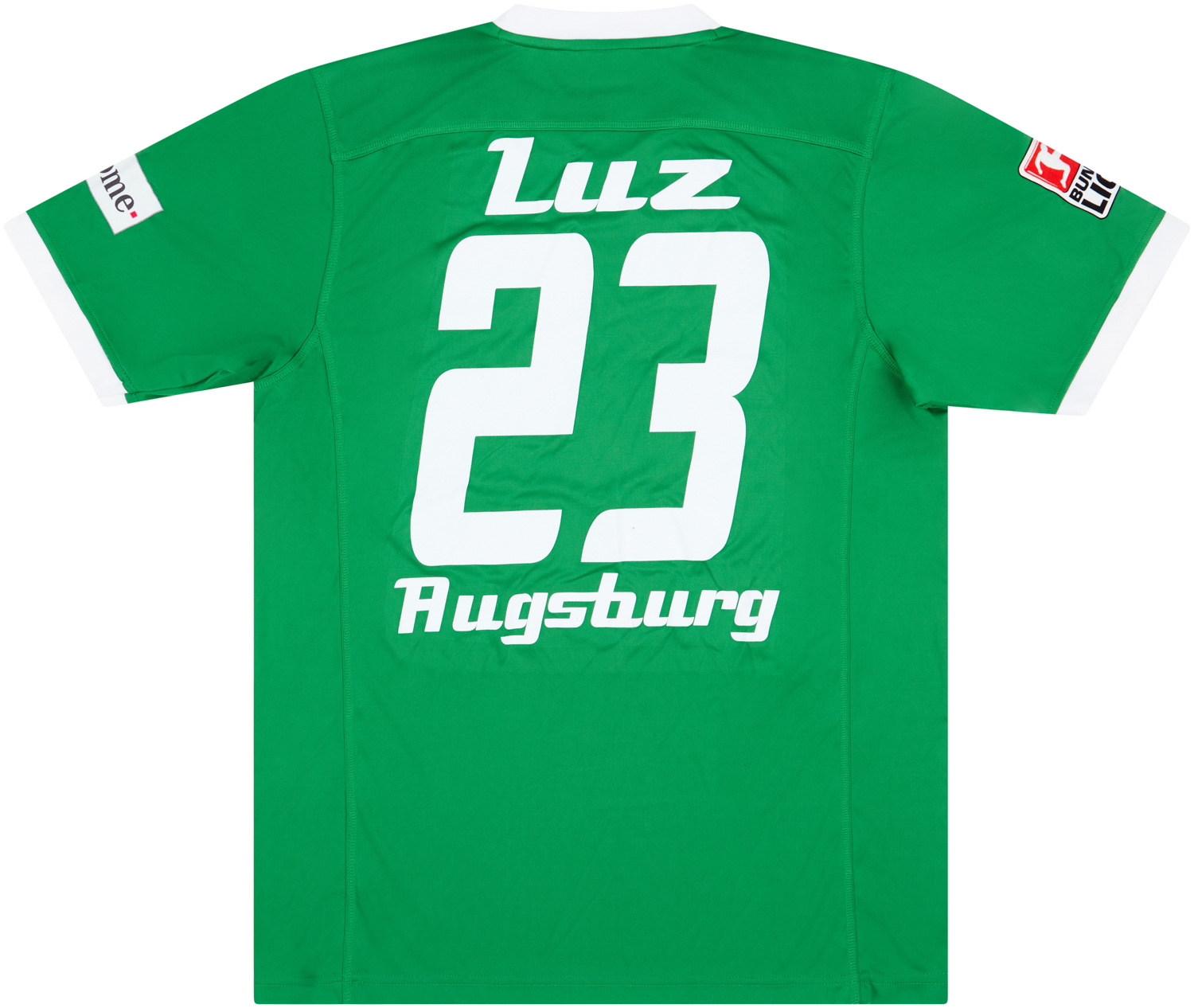 2008-09 FC Augsburg Match Issue Signed Away Shirt Luz #23