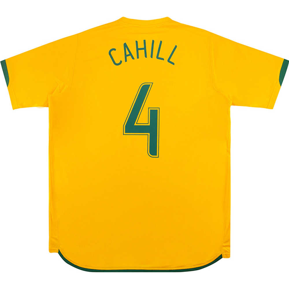 2006-08 Australia Home Shirt Cahill #4 (Excellent) S