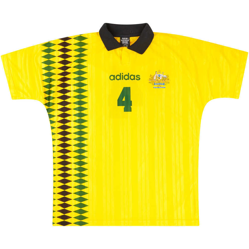 1996 Australia Match Worn Home Shirt #4 (Ivanović) v Sweden