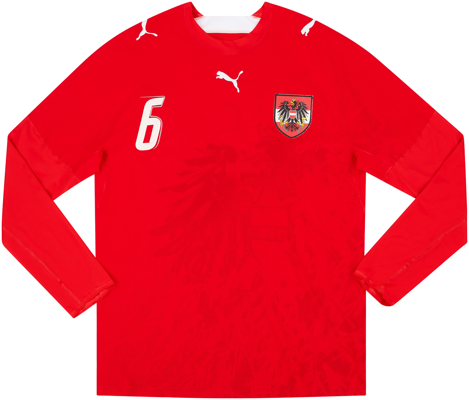2006-07 Austria Match Issue Home Shirt #6