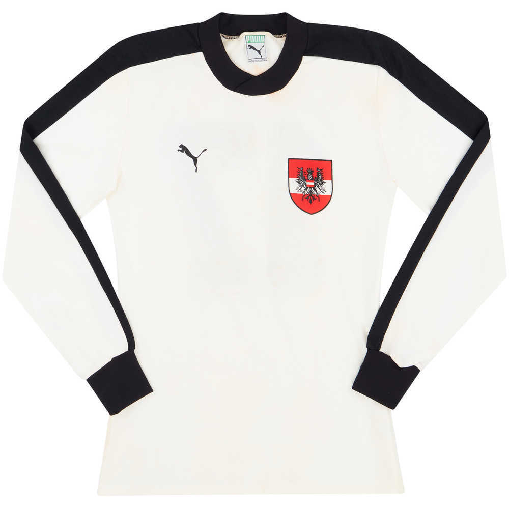 1978 Austria Match Issue Home L/S Shirt #17 (v Scotland)