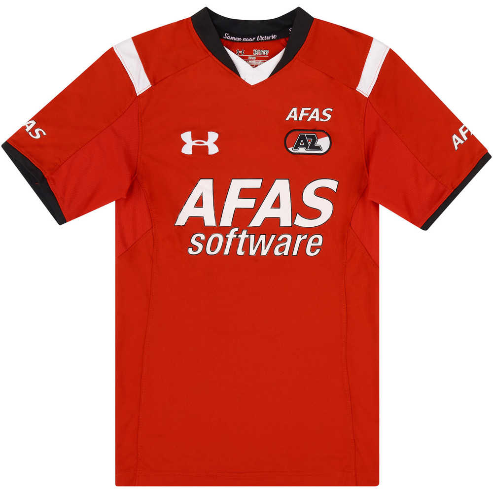 2015-16 AZ Alkmaar Home Shirt #8 (van Overeem) (Very Good) XS