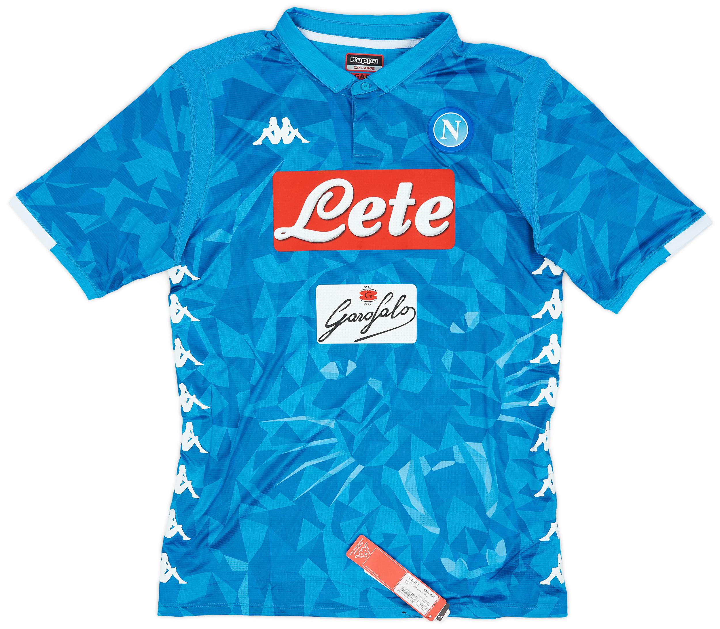 2018-19 Napoli Authentic Home Shirt ()