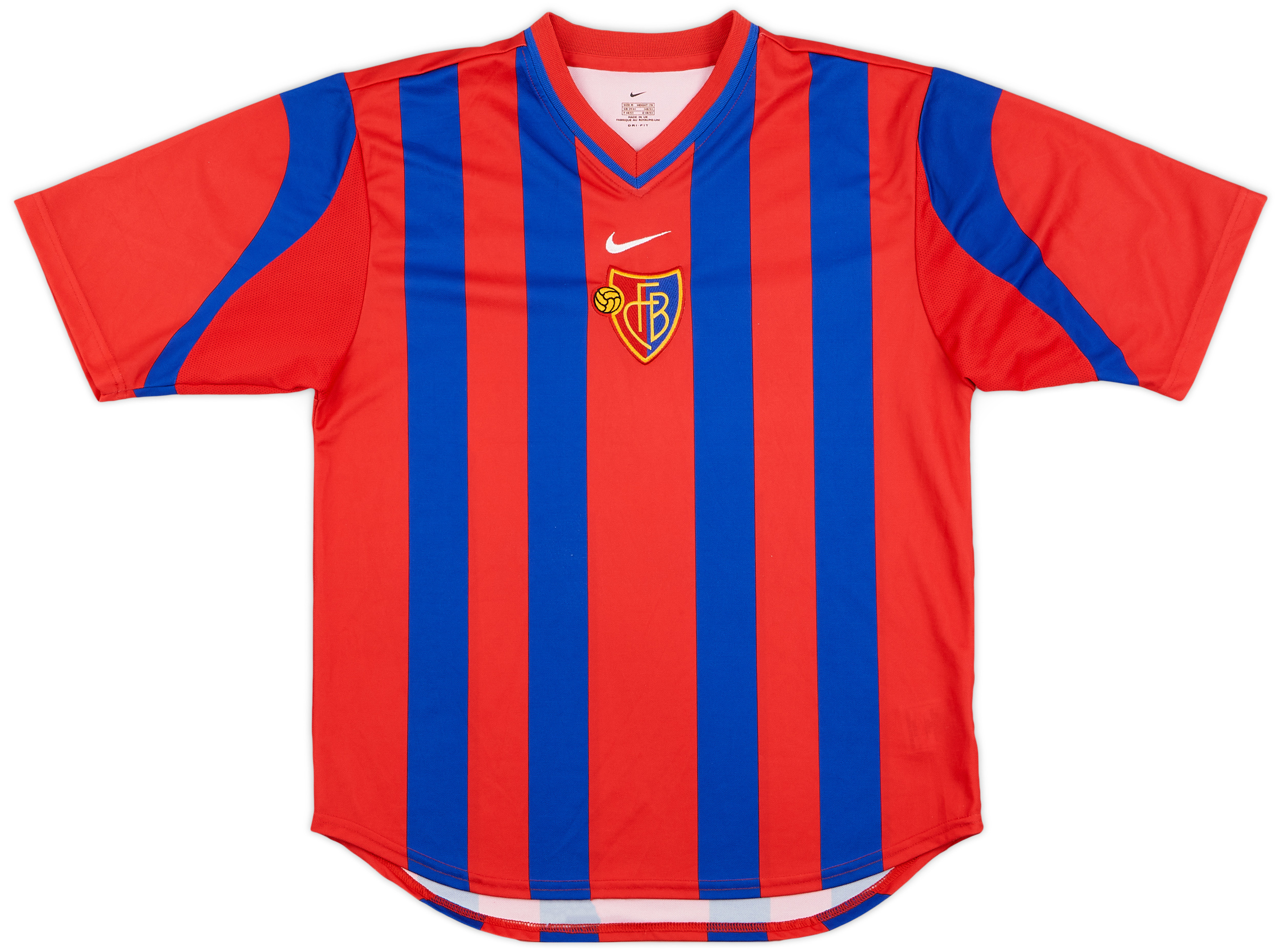 2000-02 FC Basel Signed Home Shirt - 9/10 - ()