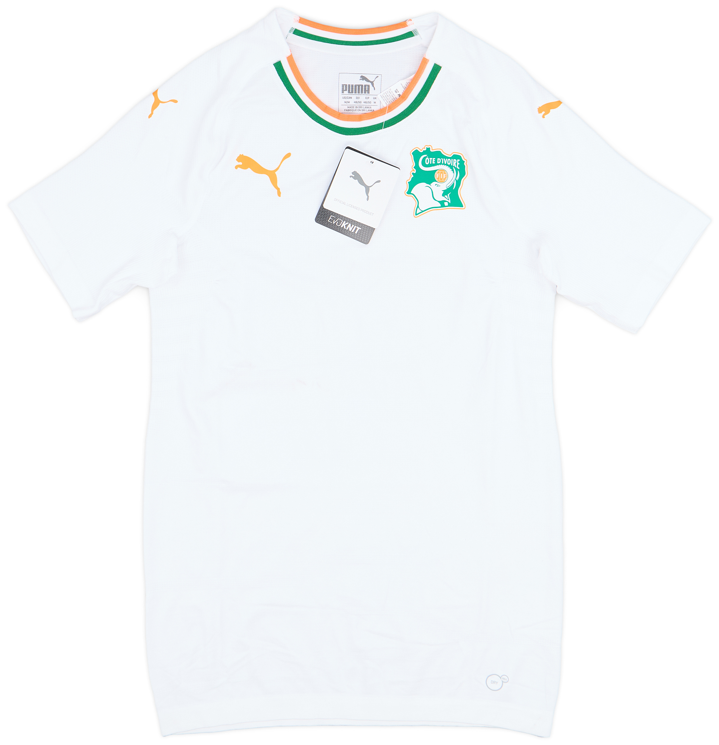 2018-19 Ivory Coast EvoKnit Player Issue Away Shirt ()