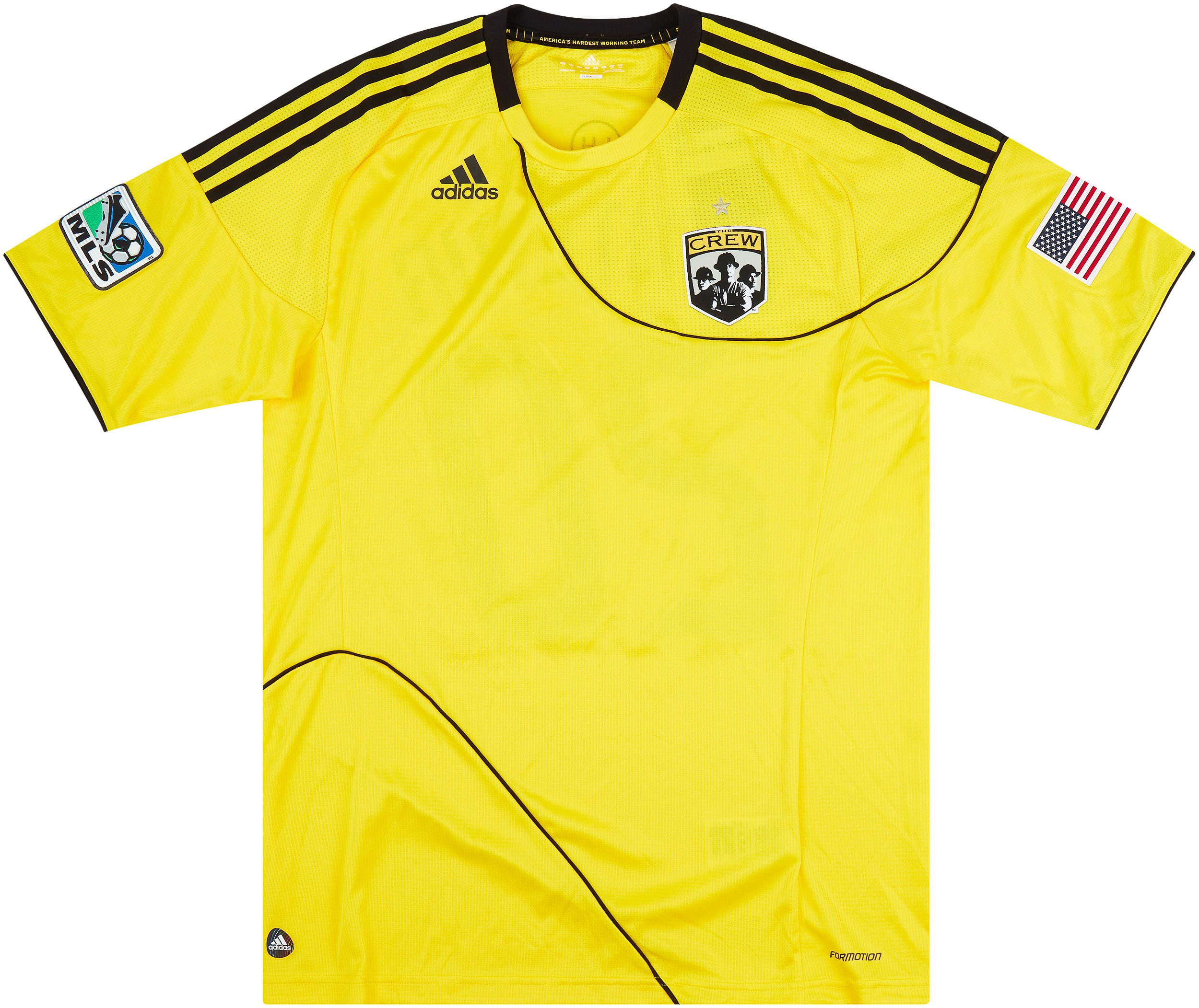 2011 Columbus Crew Match Issue Home Shirt Renteria #20